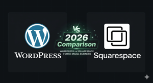 WordPress vs Squarespace for small business USA